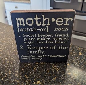 Mother sign